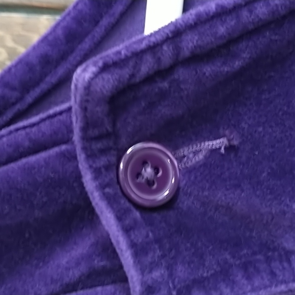 Vintage Quacker FactoryJumper Dress Tunic Size large Purple Presents Gifts - Picture 4 of 10